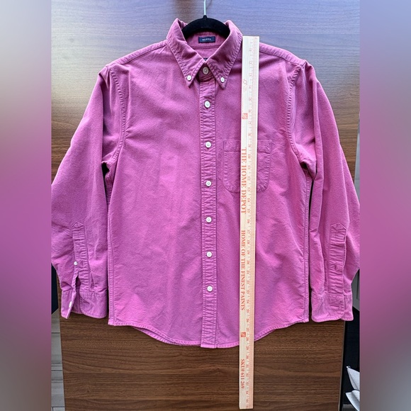 Vintage Y2K Abercrombie & Fitch Oxford Shirt Men’s S Pink Nantucket Red Relaxed - Picture 11 of 16